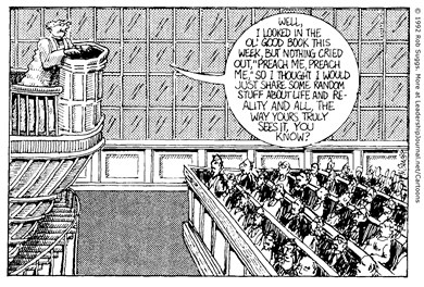 Not Preaching the Word Not Preaching the Word