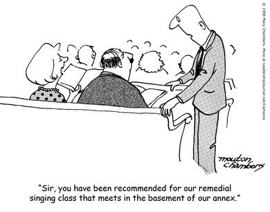 Poor Singers in the Congregation Poor Singers in the Congregation