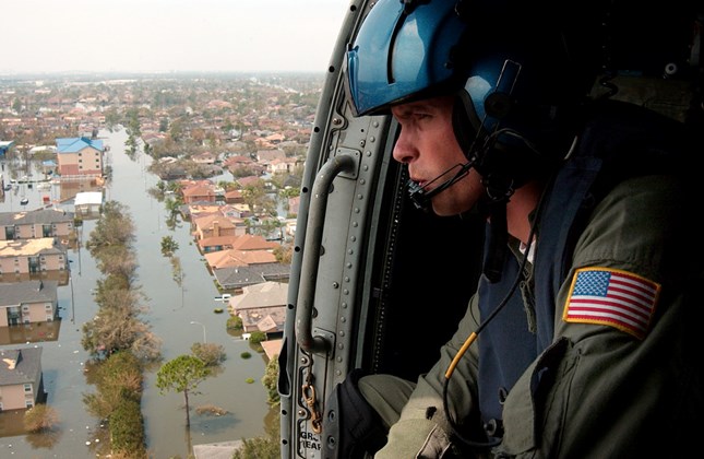 Hurricane Katrina Rescue Helicopter