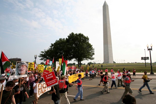 Protestors, War